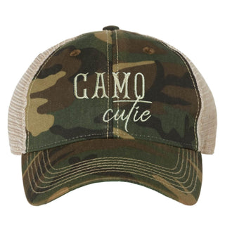 Army camo cutie trucker cap 