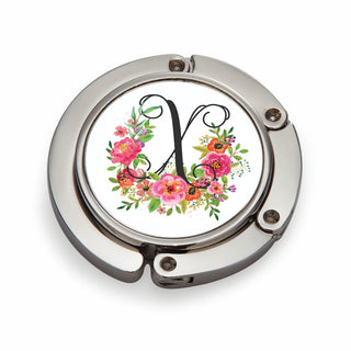 Floral Personalized Purse Hanger