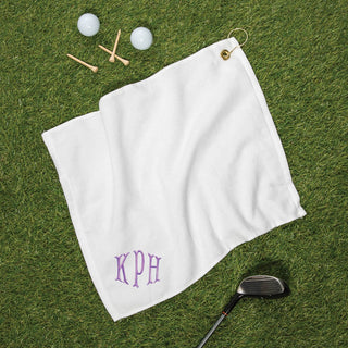 Mermaid golf towel with monogram