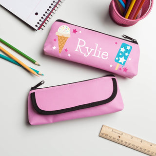 Sweet treats pink pencil case with a name 