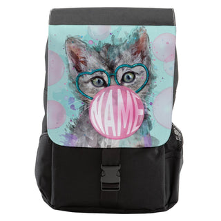 Bubble Gum Kitten Personalized Backpack