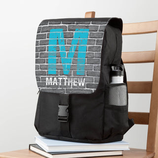 Name In Bricks Personalized Backpack