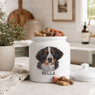 Dog Breeds Personalized Treat Jar