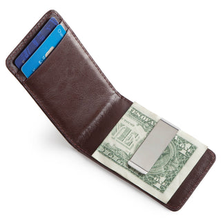 Any 2 Line Message Personalized Billfold Case with Money Clip