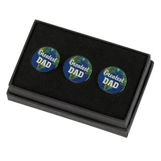 World's Greatest Dad Golf  Ball Markers - Set of 3
