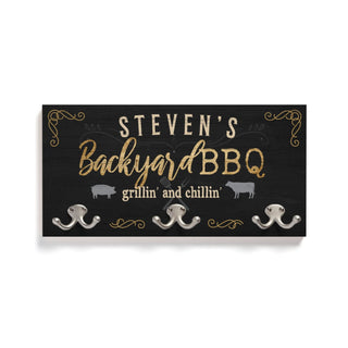 Backyard BBQ  Personalized Utensil Hanger