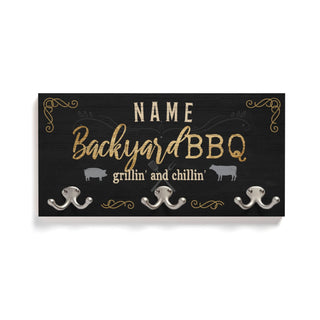 Backyard BBQ  Personalized Utensil Hanger