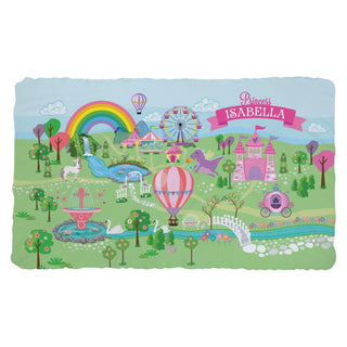 My Princess Playland Personalized Fuzzy Throw Blanket