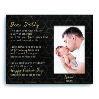 Happy Father's Day Personalized Picture Frame