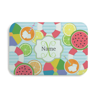 Summer Fun Personalized Glass Cutting Board