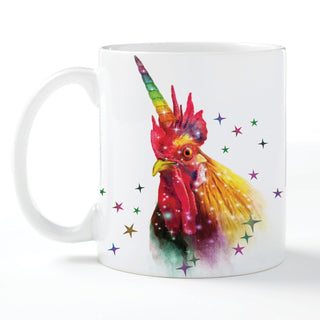 Uni-Chicken Personalized White Coffee Mug - 11 oz.