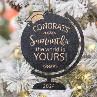 Graduation World Ornament