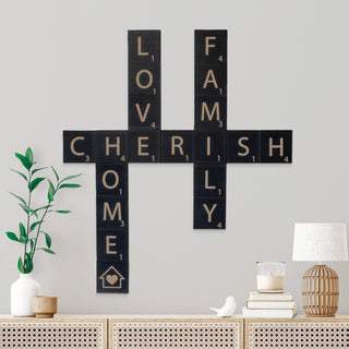 Love, Cherish, Home, Family Puzzle Tiles