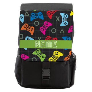 Gamer Personalized Flap Backpack