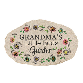 Grandma's Little Buds Personalized Garden Stone