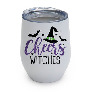 Cheers Witches Personalized Wine Tumbler