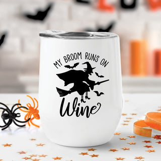 My broom witch wine tumbler