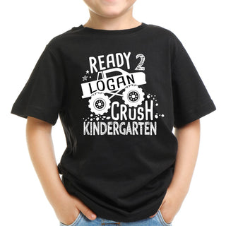 Ready 2 Crush School Personalized Black T-Shirt