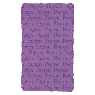 My Name Purple Personalized Fuzzy Blanket