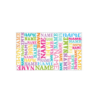 Girl's Name Pattern Personalized Water Bottle