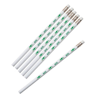 Dinosaur Personalized White Pencil - Set of 6