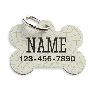 Pattern Personalized Pet Tag