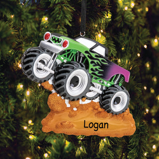 Monster Truck Personalized Ornament