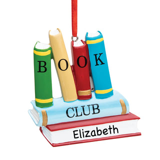 Book Club Personalized Ornament