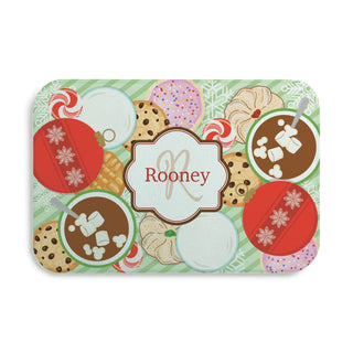 Holiday Themed Personalized Glass Cutting Board