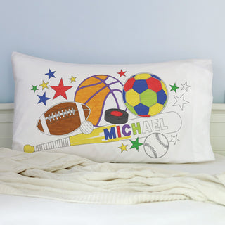 DIY Color Your Own Sports & Stars Personalized Pillowcase