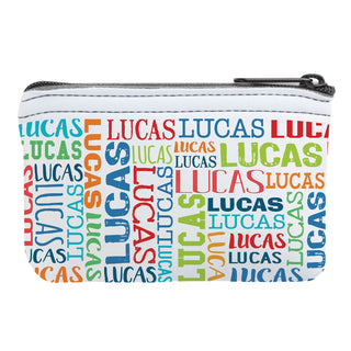 Colorful name coin purse
