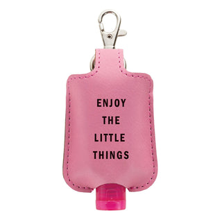 Any Message Personalized Pink Mini Sanitizer Holder