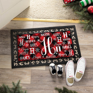 Christmas narrow doormat with frame 