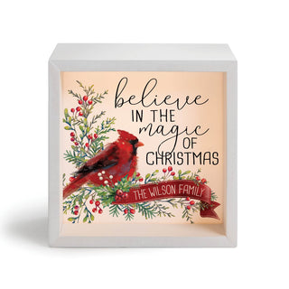 Believe In The Magic of Christmas Light Up Shadowbox