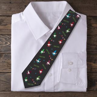 Gnome neck tie with names 