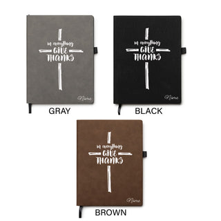 Give Thanks Personalized Notebook