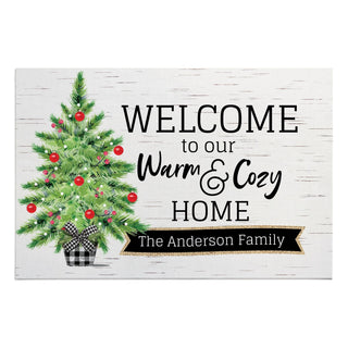 Warm & Cozy Home Personalized Standard Doormat