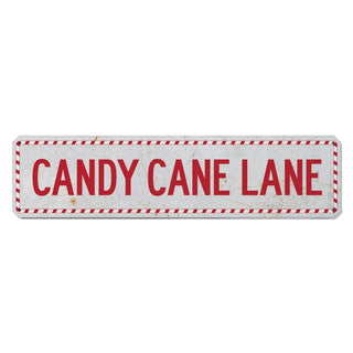 Candy Cane Lane Street Sign