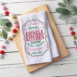 Kringle Kitchen Personalized Tea Towel