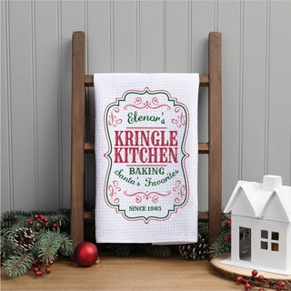 Kringle Kitchen Personalized Tea Towel