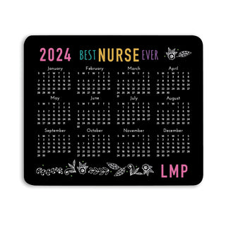Best Title Ever Personalized Calendar Mouse Pad