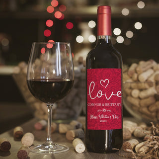 Love Personalized Wine Labels - Set of 8
