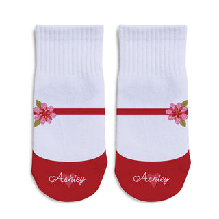 Mary Jane Style Personalized Toddler Socks