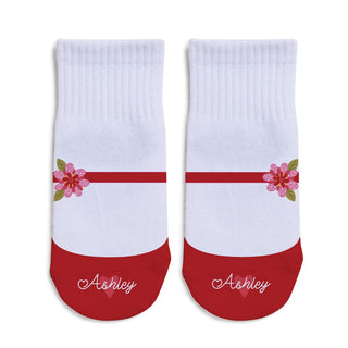 Mary Jane style socks with name 