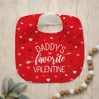 Favorite person valentine baby bib 