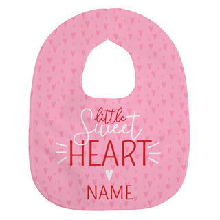 Sweet Heart Valentine Personalized Baby Bib