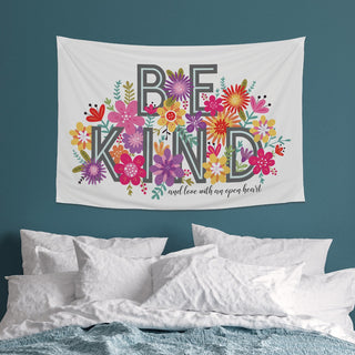 BE KIND Personalized Wall Tapestry