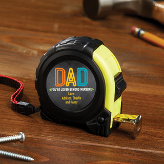 Dad you are loved tape measure with names