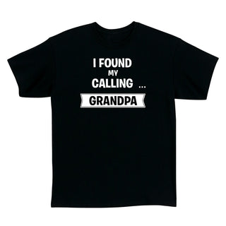 I Found My Calling Personalized Black Adult T-shirt