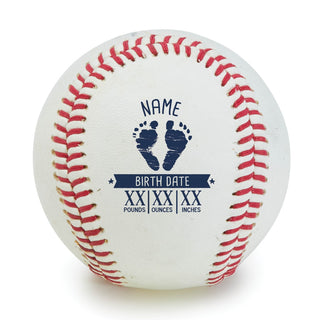 Special Delivery Baby Birth Personalized Baseball